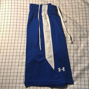 Men’s Under Armour Athletic Shorts Blue Sz. S/M